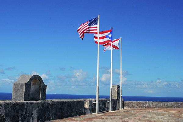 Three Flags Photograph